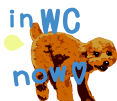 Jump Out! Toy Poodle(English ver.) sticker #5777104