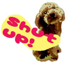 Jump Out! Toy Poodle(English ver.) sticker #5777112