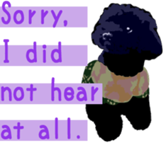 Jump Out! Toy Poodle(English ver.) sticker #5777116