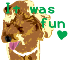 Jump Out! Toy Poodle(English ver.) sticker #5777122