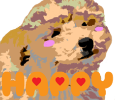 Jump Out! Toy Poodle(English ver.) sticker #5777132