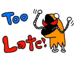 Snake Head man POLO sticker #5777170