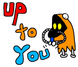 Snake Head man POLO sticker #5777172