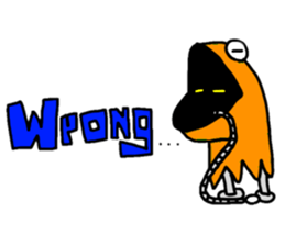 Snake Head man POLO sticker #5777203