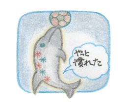 Rainbow Dolphin sticker #5777578