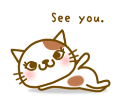 Cheeky girl English ver. sticker #5777887