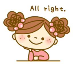 Cheeky girl English ver. sticker #5777888