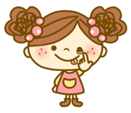 Cheeky girl English ver. sticker #5777889