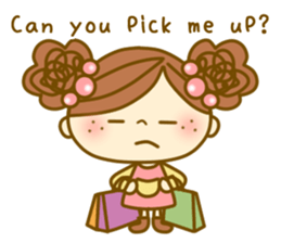Cheeky girl English ver. sticker #5777895