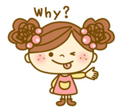 Cheeky girl English ver. sticker #5777896