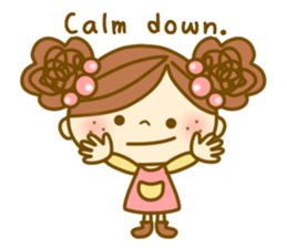 Cheeky girl English ver. sticker #5777899