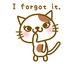 Cheeky girl English ver. sticker #5777905