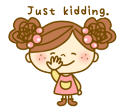 Cheeky girl English ver. sticker #5777908