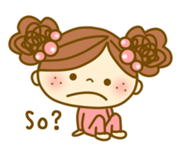 Cheeky girl English ver. sticker #5777912