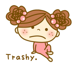 Cheeky girl English ver. sticker #5777913