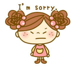 Cheeky girl English ver. sticker #5777918