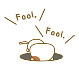 Cheeky girl English ver. sticker #5777919