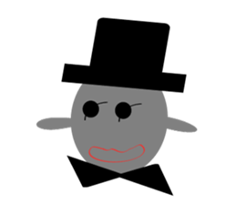 Wedding day of chubby sheeps sticker #5777963