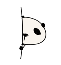 Long panda Kiyo sticker #5778048