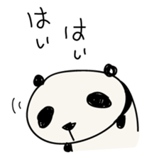Long panda Kiyo sticker #5778050