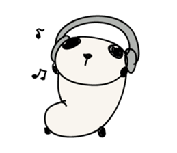 Long panda Kiyo sticker #5778052