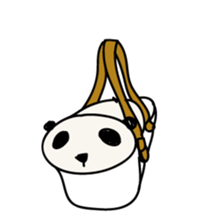 Long panda Kiyo sticker #5778053