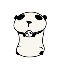 Long panda Kiyo sticker #5778054