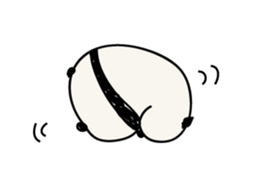 Long panda Kiyo sticker #5778055