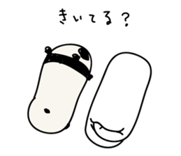 Long panda Kiyo sticker #5778057