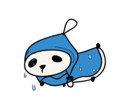 Long panda Kiyo sticker #5778058