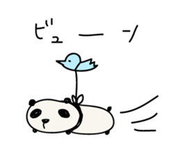 Long panda Kiyo sticker #5778066