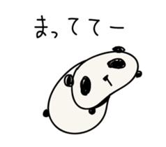 Long panda Kiyo sticker #5778074