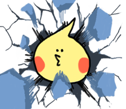 cockatiel and Java sparrow(surreal) sticker #5778254