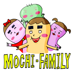 Mochi-Family Sticker