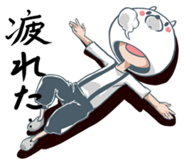 The rabbit head boy sticker #5778890