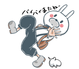 The rabbit head boy sticker #5778898