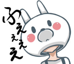 The rabbit head boy sticker #5778911