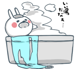 The rabbit head boy sticker #5778920