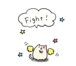 Sticker of a small cat sticker #5779250
