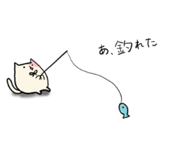 Sticker of a small cat sticker #5779270