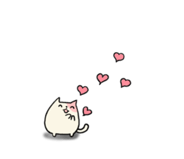 Sticker of a small cat sticker #5779280