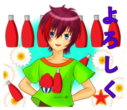 mayokecha system men and women sticker #5779685