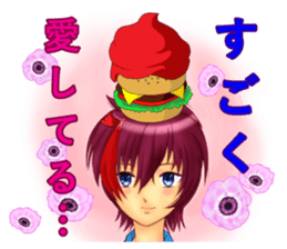 mayokecha system men and women sticker #5779687