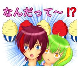 mayokecha system men and women sticker #5779699