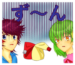 mayokecha system men and women sticker #5779719