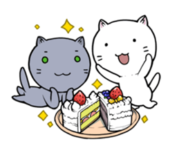 a grumbling cat sticker #5780063