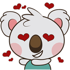 Kuruu the funny koala version 2 sticker #5780804