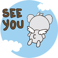 Kuruu the funny koala version 2 sticker #5780807