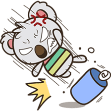 Kuruu the funny koala version 2 sticker #5780808