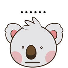 Kuruu the funny koala version 2 sticker #5780809